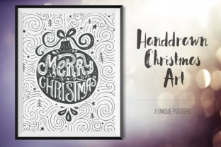 Artistic Christmas Cards – Hand-Drawn Holiday Lettering