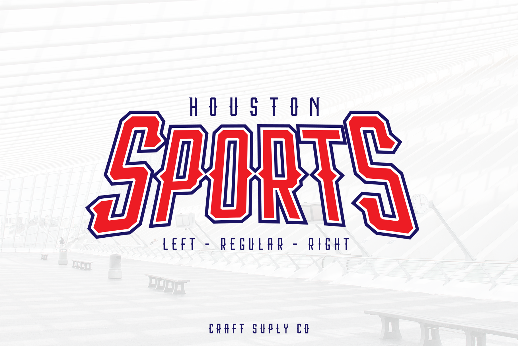 Houston Sports Font Family: More Than Just a Typeface for Athletic Design