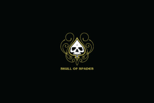 Skull of Spades Logo Template for Bold Branding