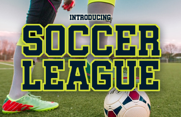 Soccer League: An Athletic Font That Scores Big in Real–World Use