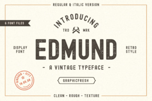 The Edmund: Vintage Display Font with Modern Versatility